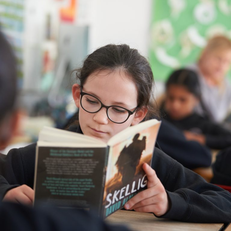 girl reading