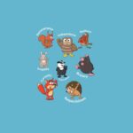 Woodland animal characters