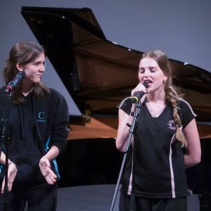girls singing