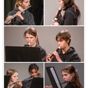 students playing instruments