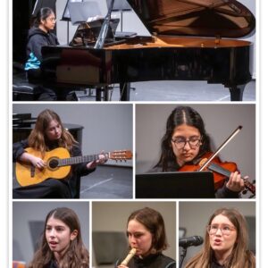 students playing instruments