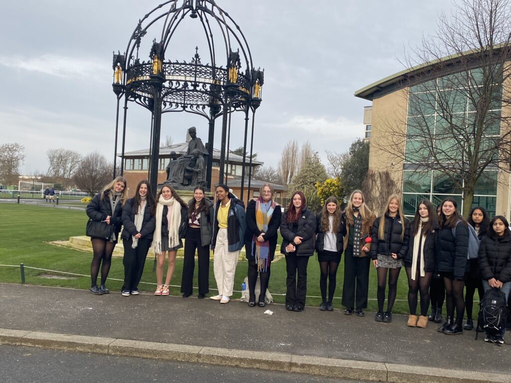 group of students outside