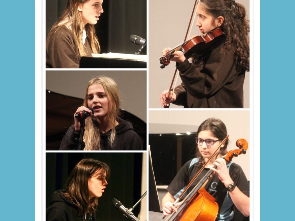 students playing instruments