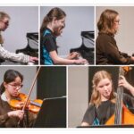 girls playing instruments