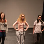 3 girls singing