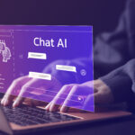 Chat Bot Chat With AI Or Artificial Intelligence Technology.